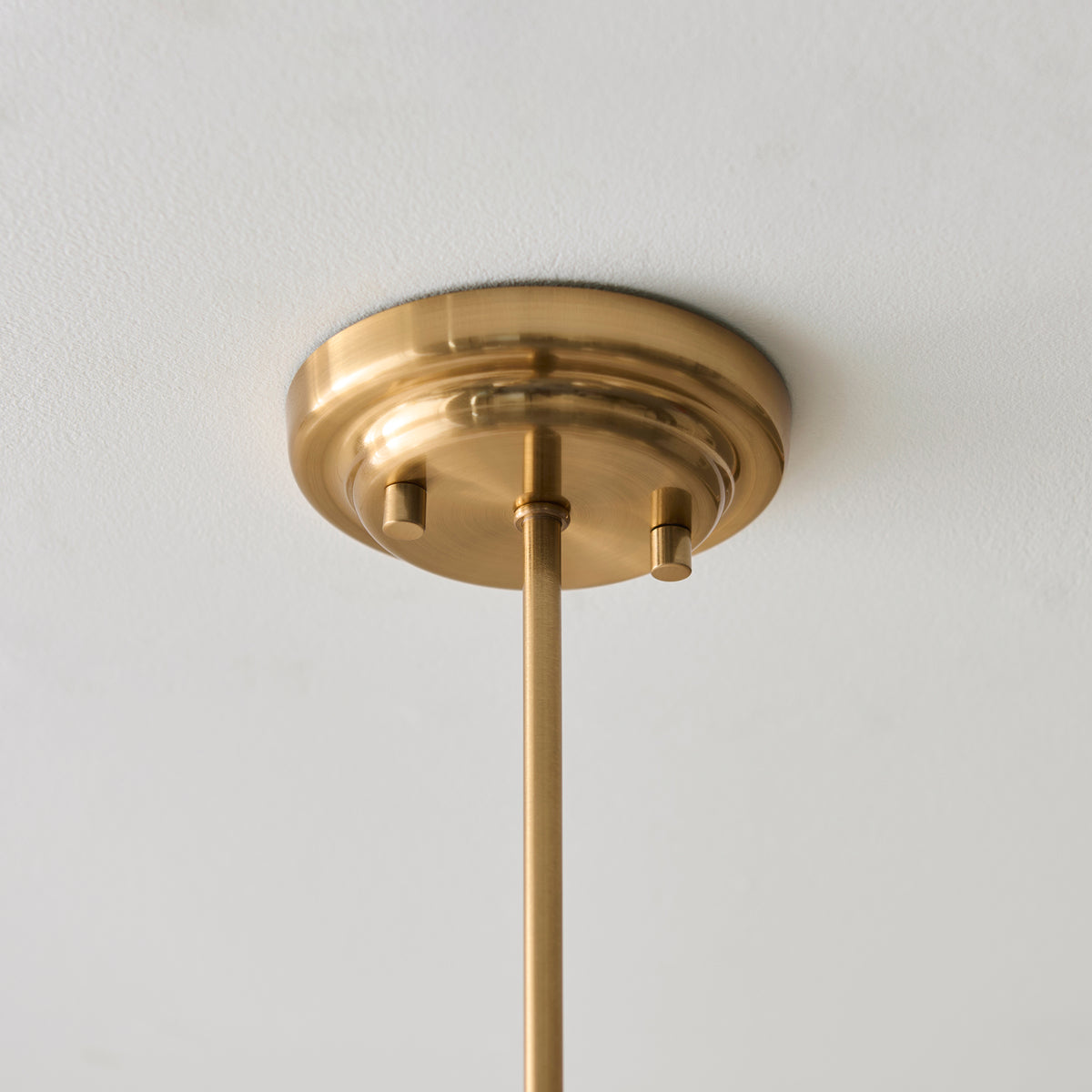 Evora 5 Light Aged Brass & Opal Ribbed Glass Pendant Ceiling Light