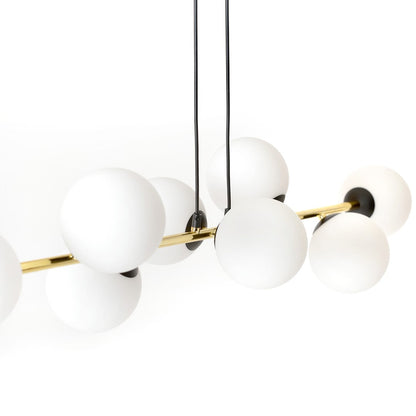 Gravity 6 Light Pendant Black & Gold