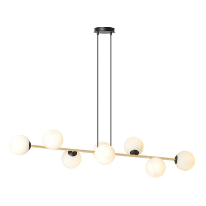 Gravity 8 Light Pendant Black & Gold