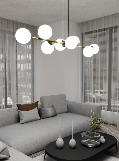 Gravity 8 Light Pendant Black & Gold