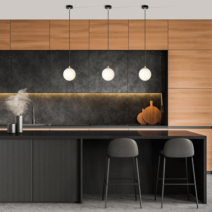 Royal 1 Light Pendant Black & Gold