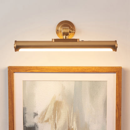 Kas Warm Brass Rechargeable Picture Light