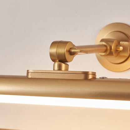 Kas Warm Brass Rechargeable Picture Light