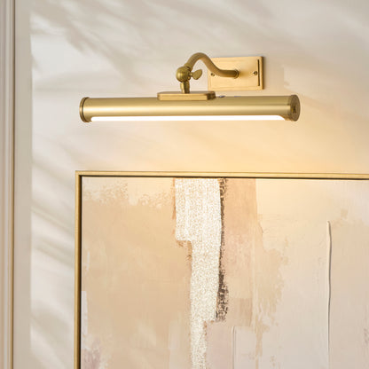 Maris Warm Brass Rechargeable Picture Light