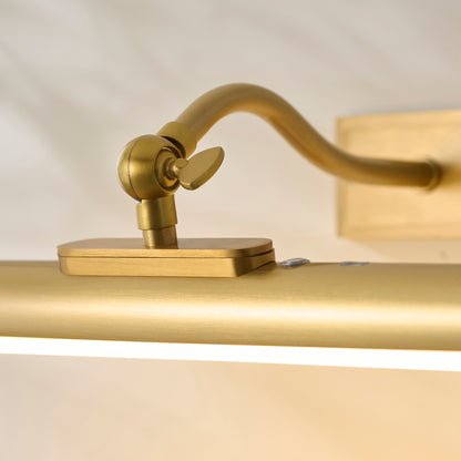 Maris Warm Brass Rechargeable Picture Light