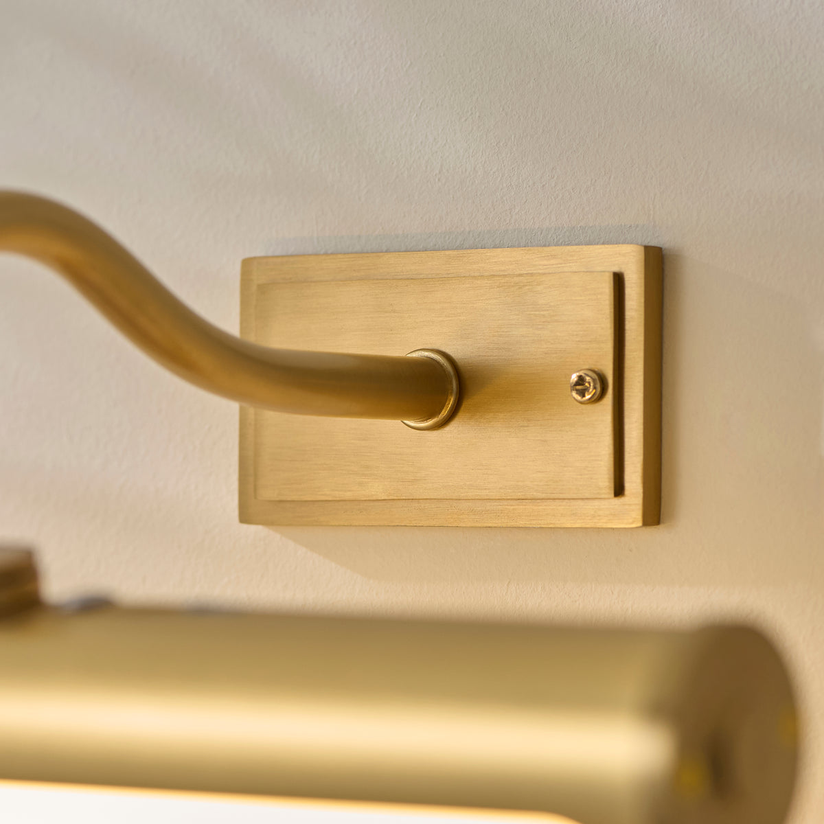 Maris Warm Brass Rechargeable Picture Light
