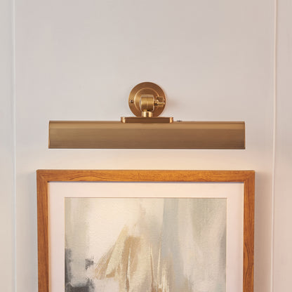 Dalyan Warm Brass Rechargeable Picture Light