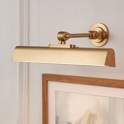 Dalyan Warm Brass Rechargeable Picture Light