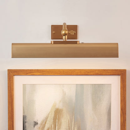 Lasos Warm Brass Rechargeable Picture Light