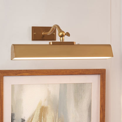 Lasos Warm Brass Rechargeable Picture Light