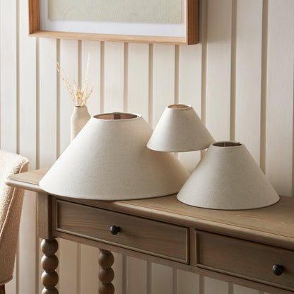 Arlo Matt Black Floor Lamp with Natural Linen Shade