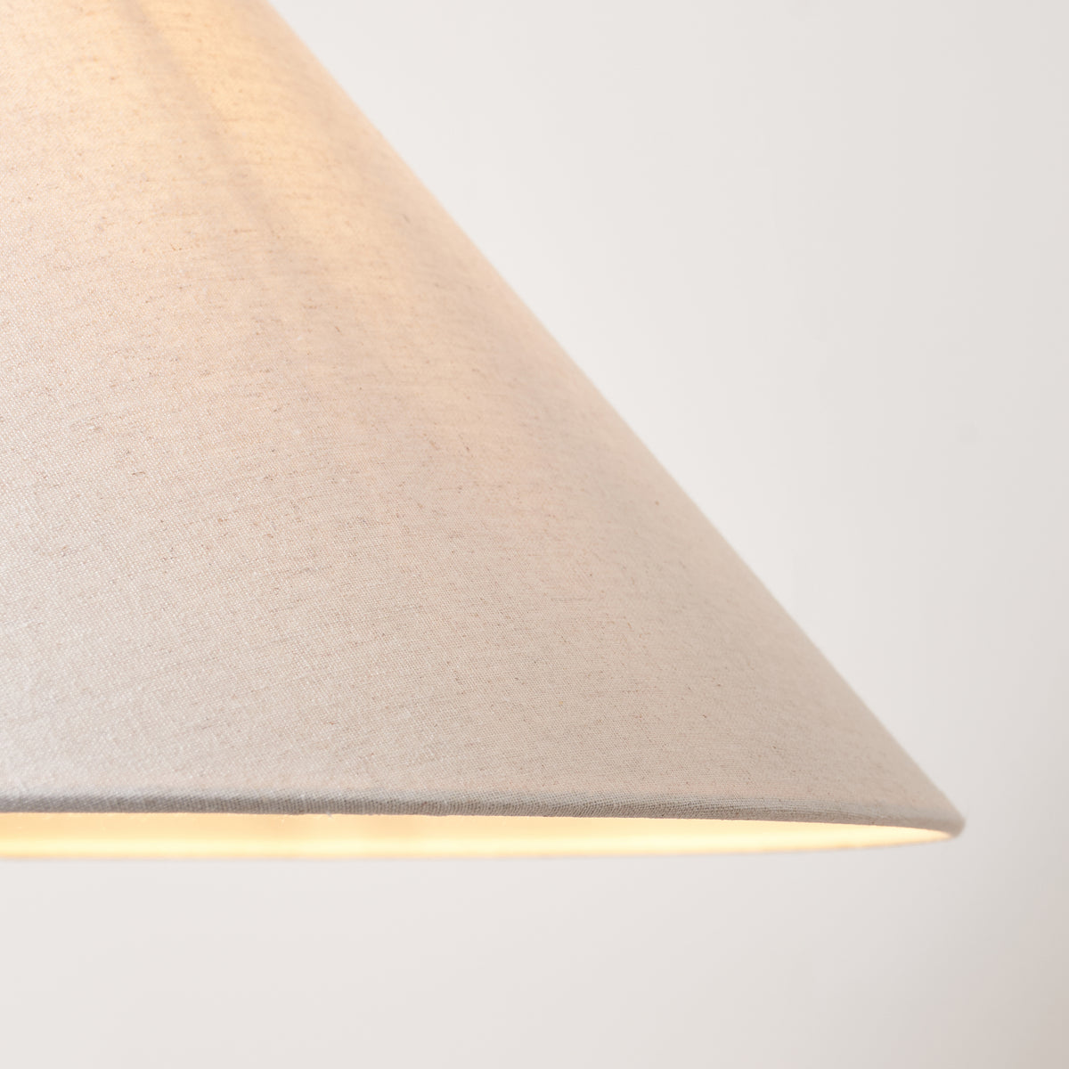 Arlo Matt Black Floor Lamp with Natural Linen Shade