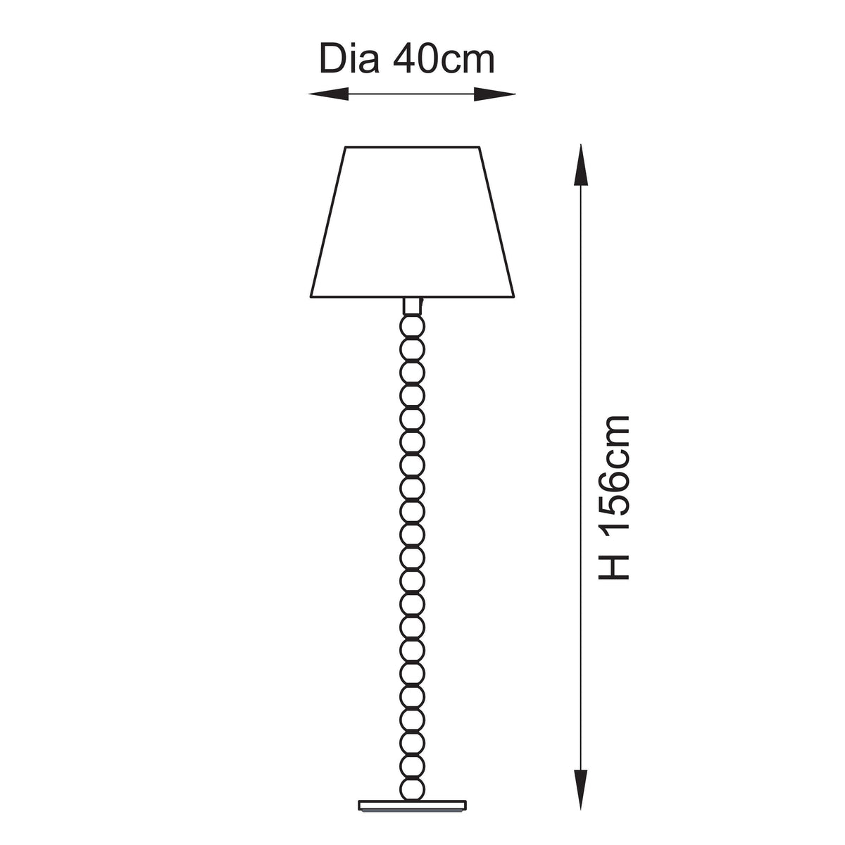 Cane Bamboo Floor Lamp with Green Leaf Shade