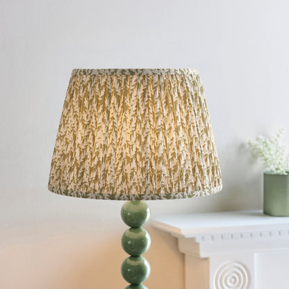 Higgledy Green Stacked Floor Lamp with Green Leaf Shade