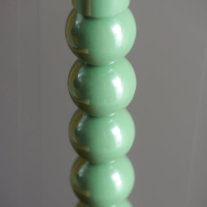 Higgledy Green Stacked Table Lamp with Green Leaf Shade