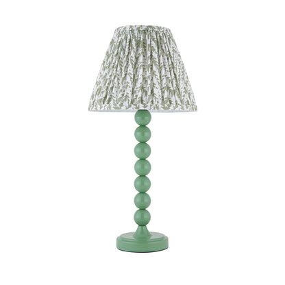 Higgledy Green Stacked Table Lamp with Green Leaf Shade