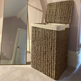 Wovenhill Seagrass Rattan Laundry Basket