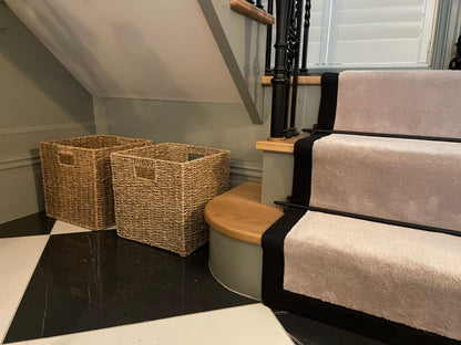 Wovenhill Set of 2 Square Seagrass Storage Baskets