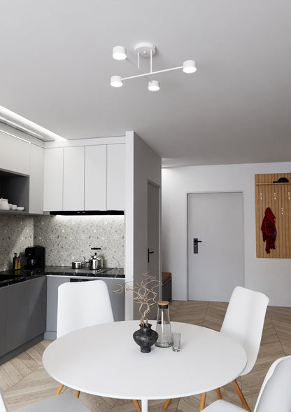 Halo 4 Light Semi Flush White