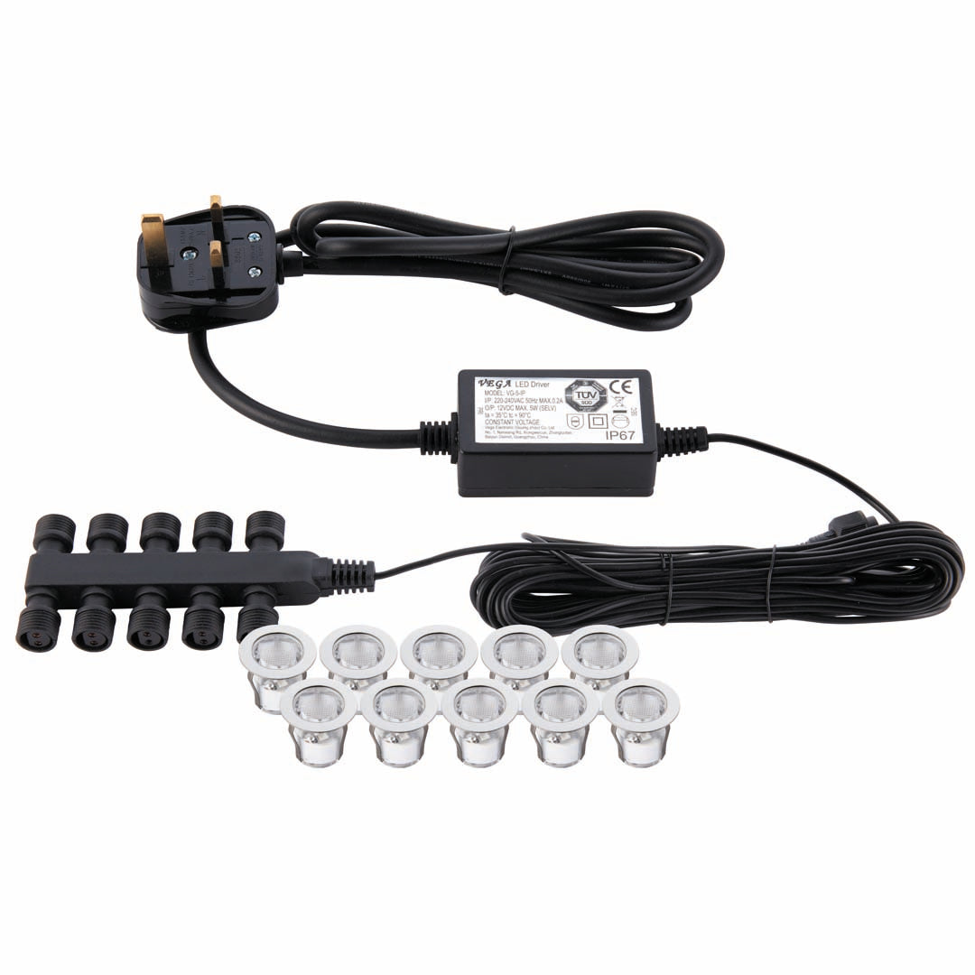Saxby Plinth LED Kit 10 Pack