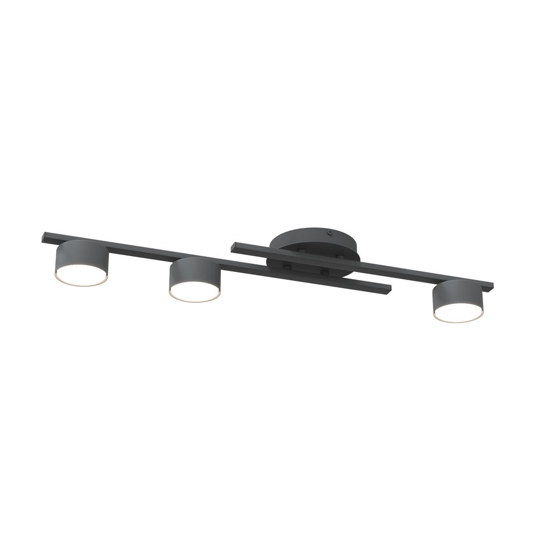 Fragment 3 Light Semi Flush Black