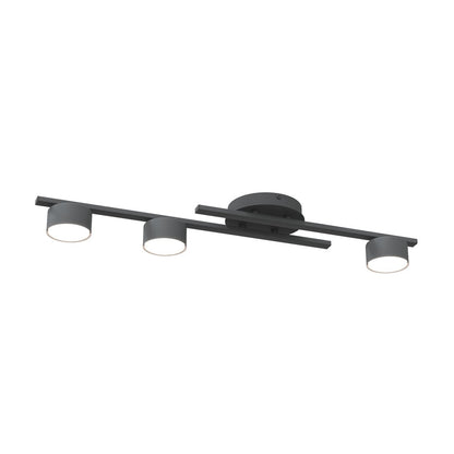 Fragment 3 Light Semi Flush Black