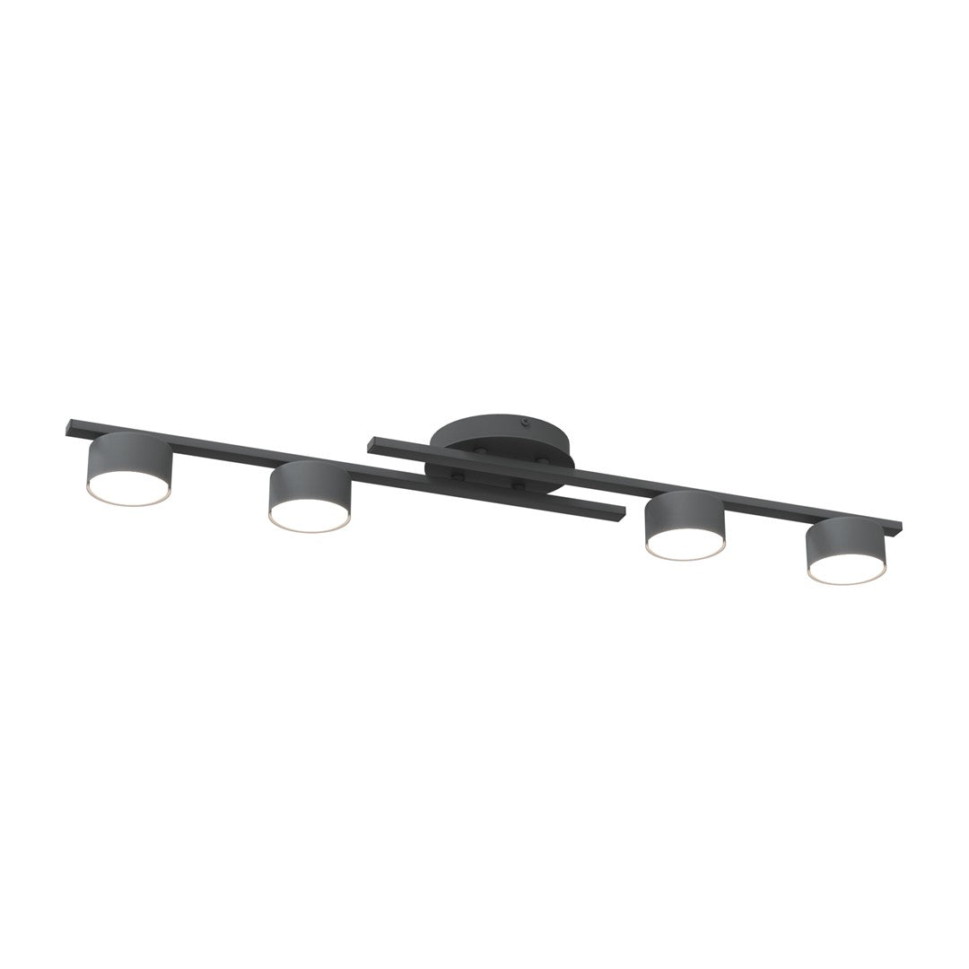 Fragment 4 Light Semi Flush Black