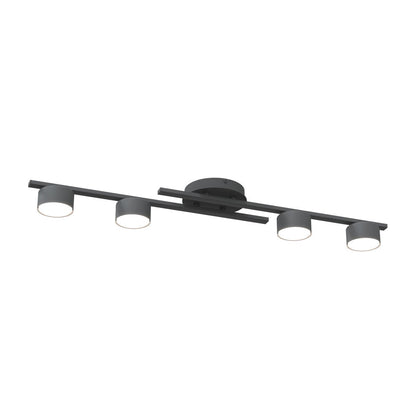 Fragment 4 Light Semi Flush Black