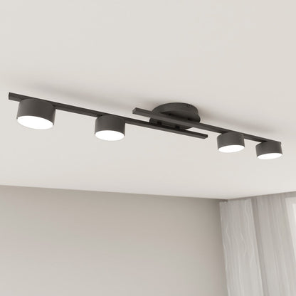 Fragment 4 Light Semi Flush Black
