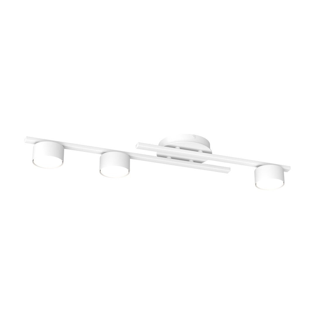 Fragment 3 Light Semi Flush White