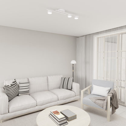 Fragment 3 Light Semi Flush White