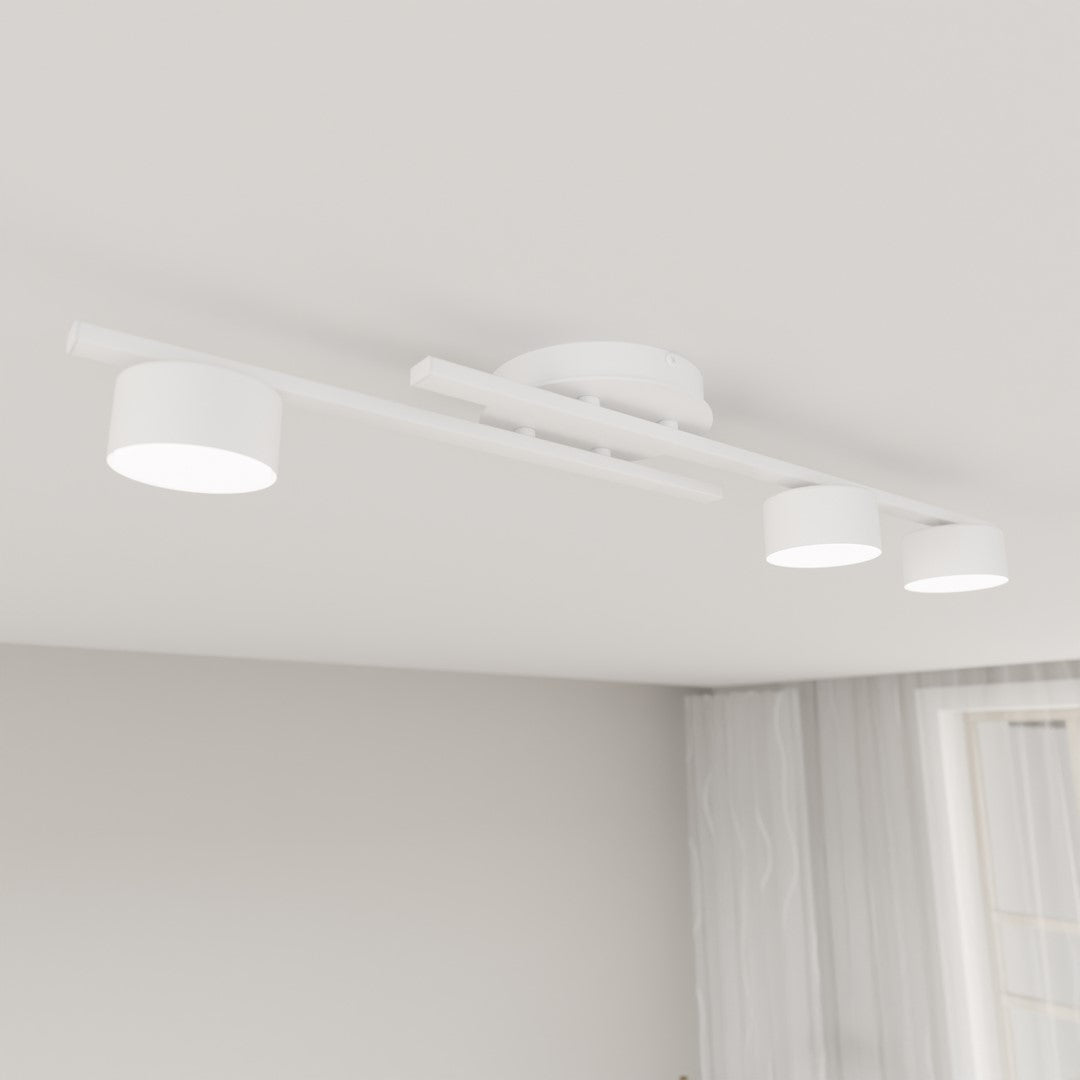 Fragment 3 Light Semi Flush White