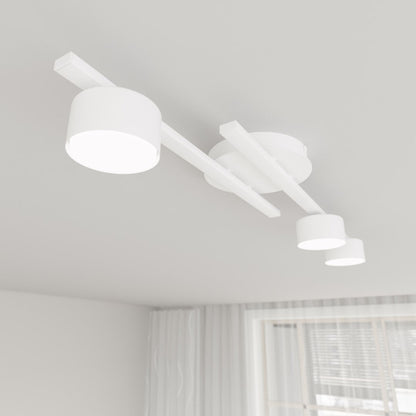 Fragment 3 Light Semi Flush White