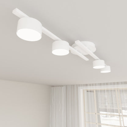 Fragment 4 Light Semi Flush White