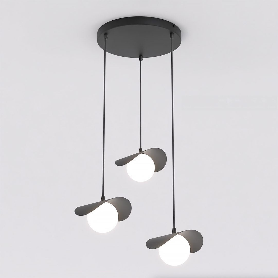 Ritual 3 Light Pendant Black & White