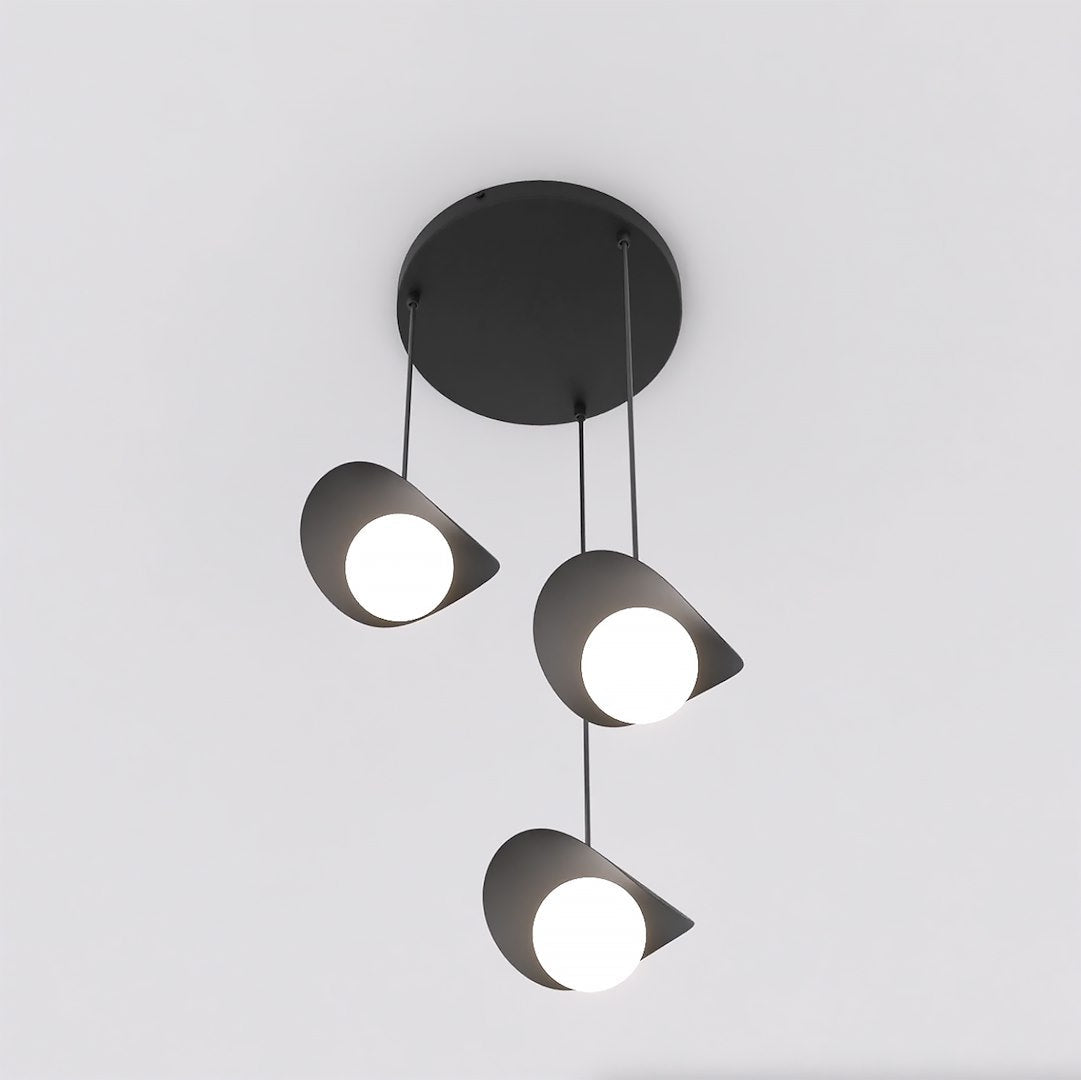 Ritual 3 Light Pendant Black & White