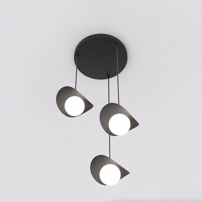 Ritual 3 Light Pendant Black & White