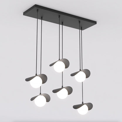 Ritual 6 Light Pendant Black & White