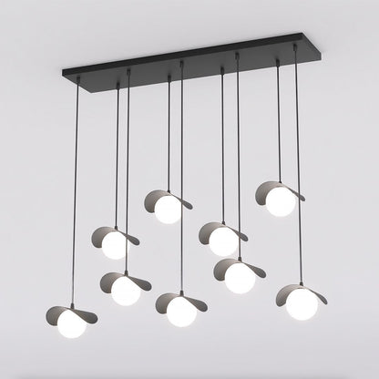 Ritual 9 Light Pendant Black & White