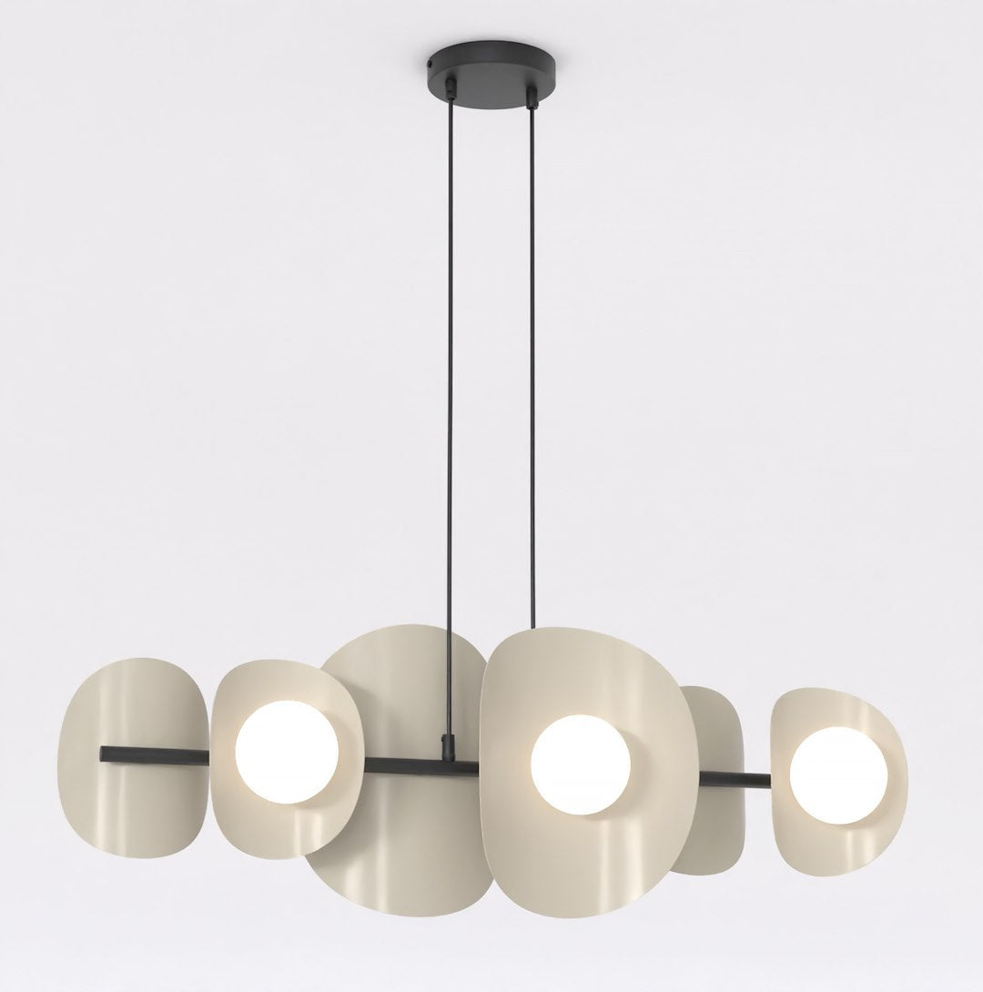 Elementi 6 Light Pendant Mocha & White