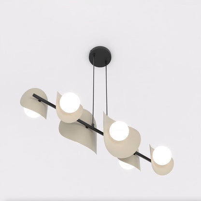 Elementi 6 Light Pendant Mocha & White