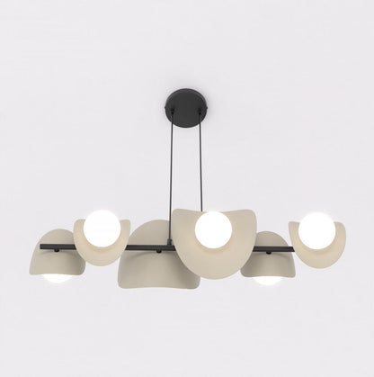 Elementi 6 Light Pendant Mocha & White