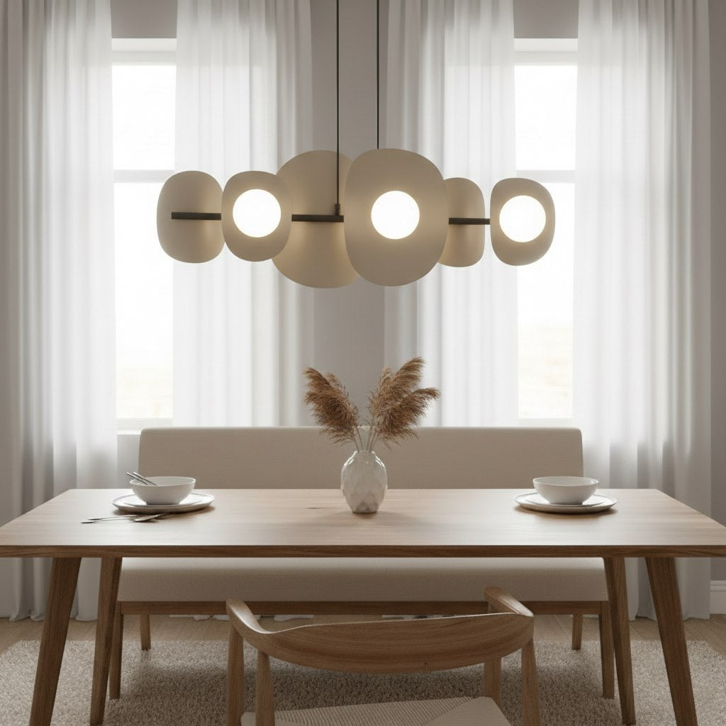 Elementi 6 Light Pendant Mocha & White
