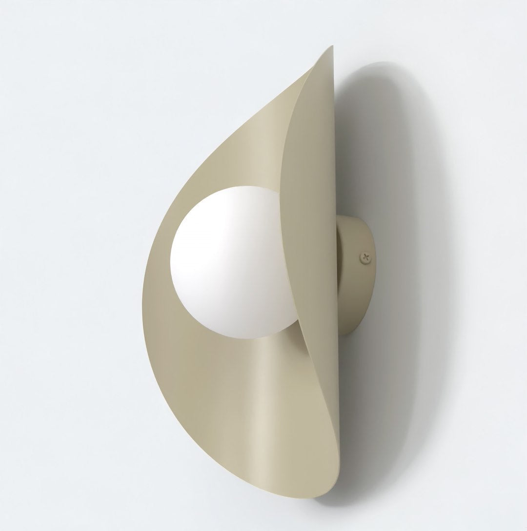 Fiero Wall Light Mocha & White