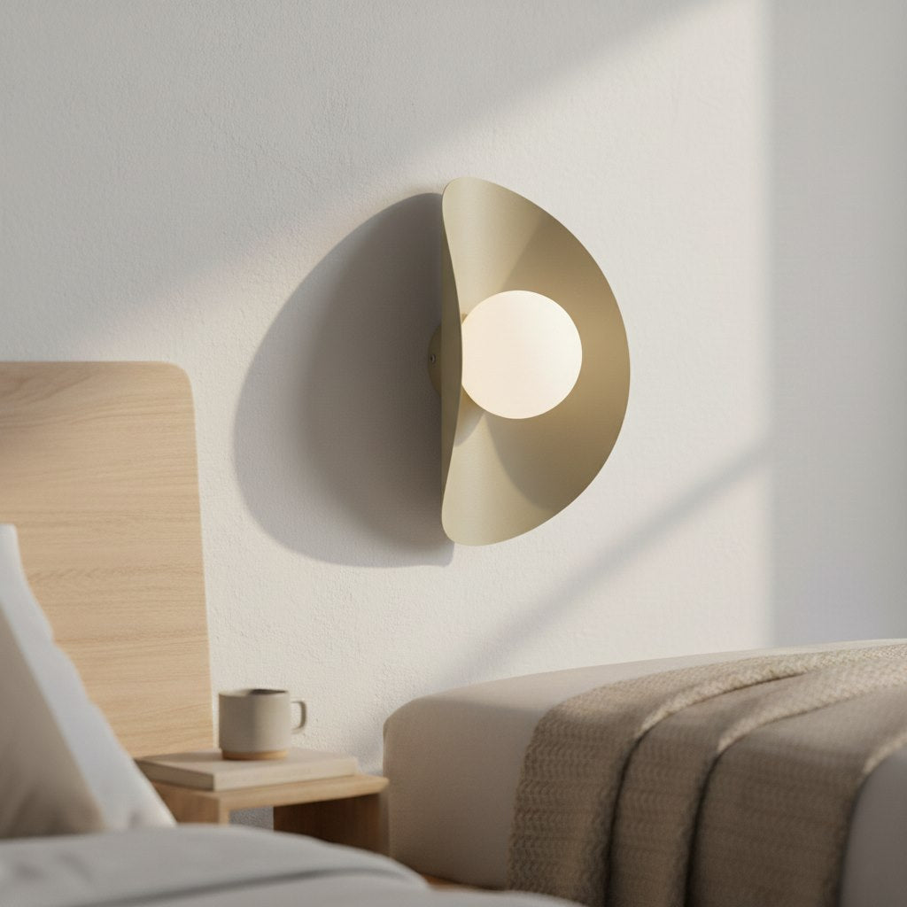 Fiero Wall Light Mocha & White