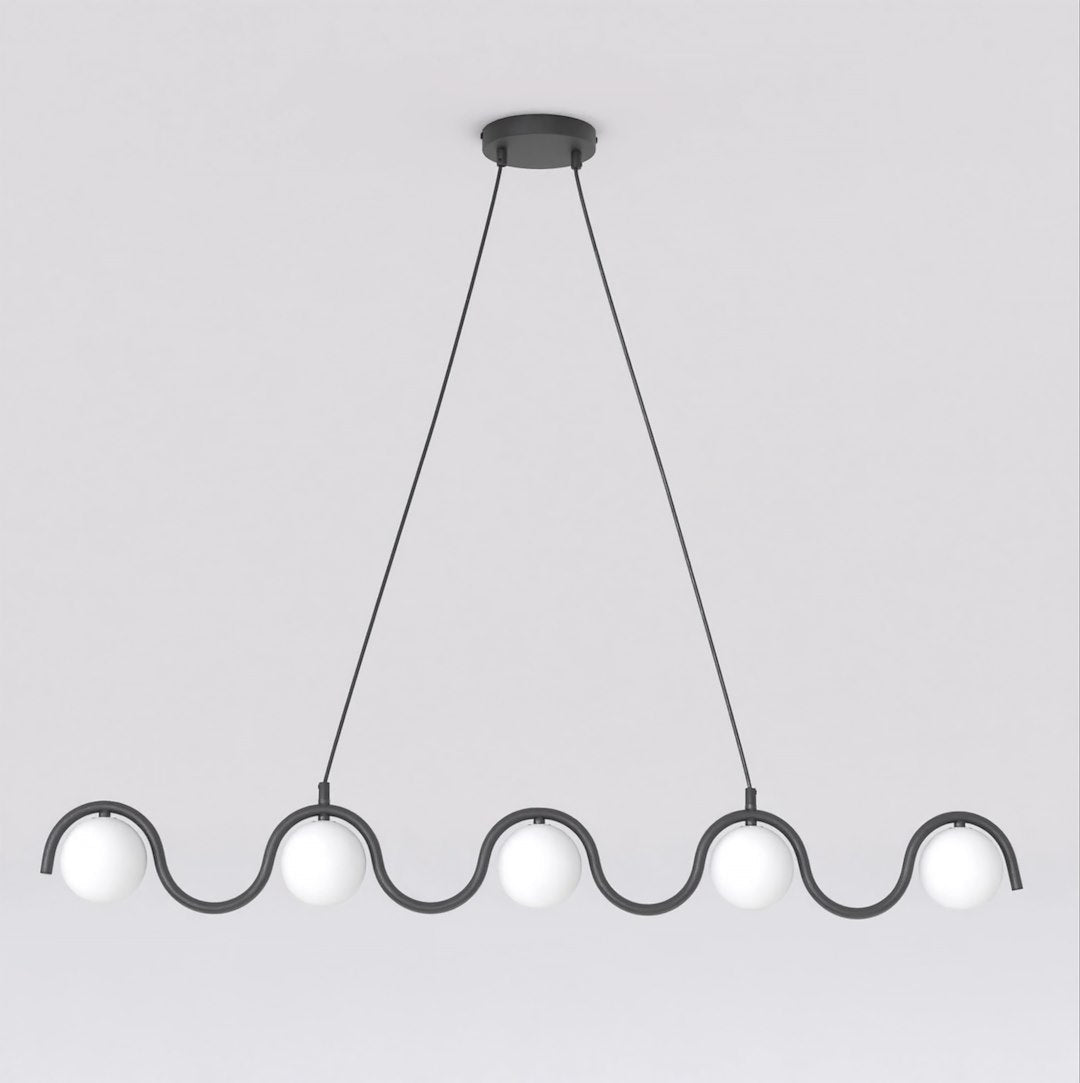 Sinus 5 Light Pendant Black & White