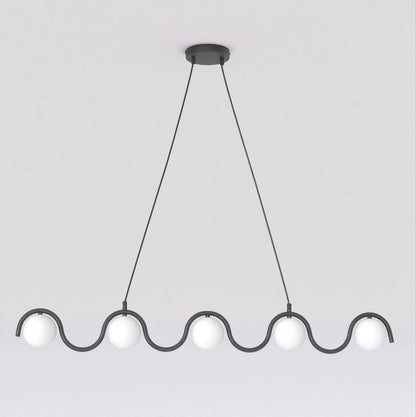 Sinus 5 Light Pendant Black & White