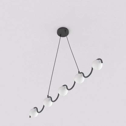 Sinus 5 Light Pendant Black & White