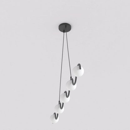 Sinus 5 Light Pendant Black & White