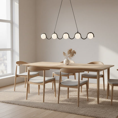 Sinus 5 Light Pendant Black & White